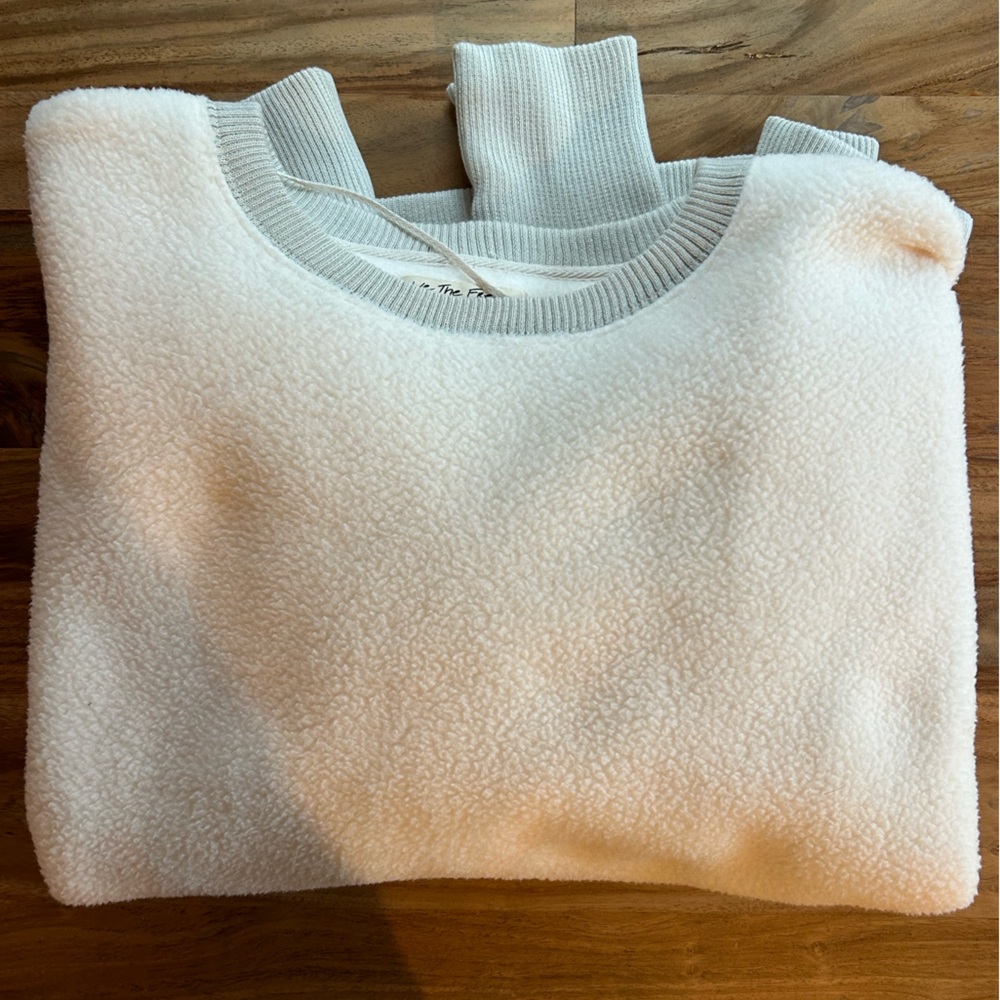 We The Free Cream Crew Neck Sweater